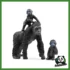 WILD LIFE - FAMIGLIA DI GORILLA DELLA NATURA